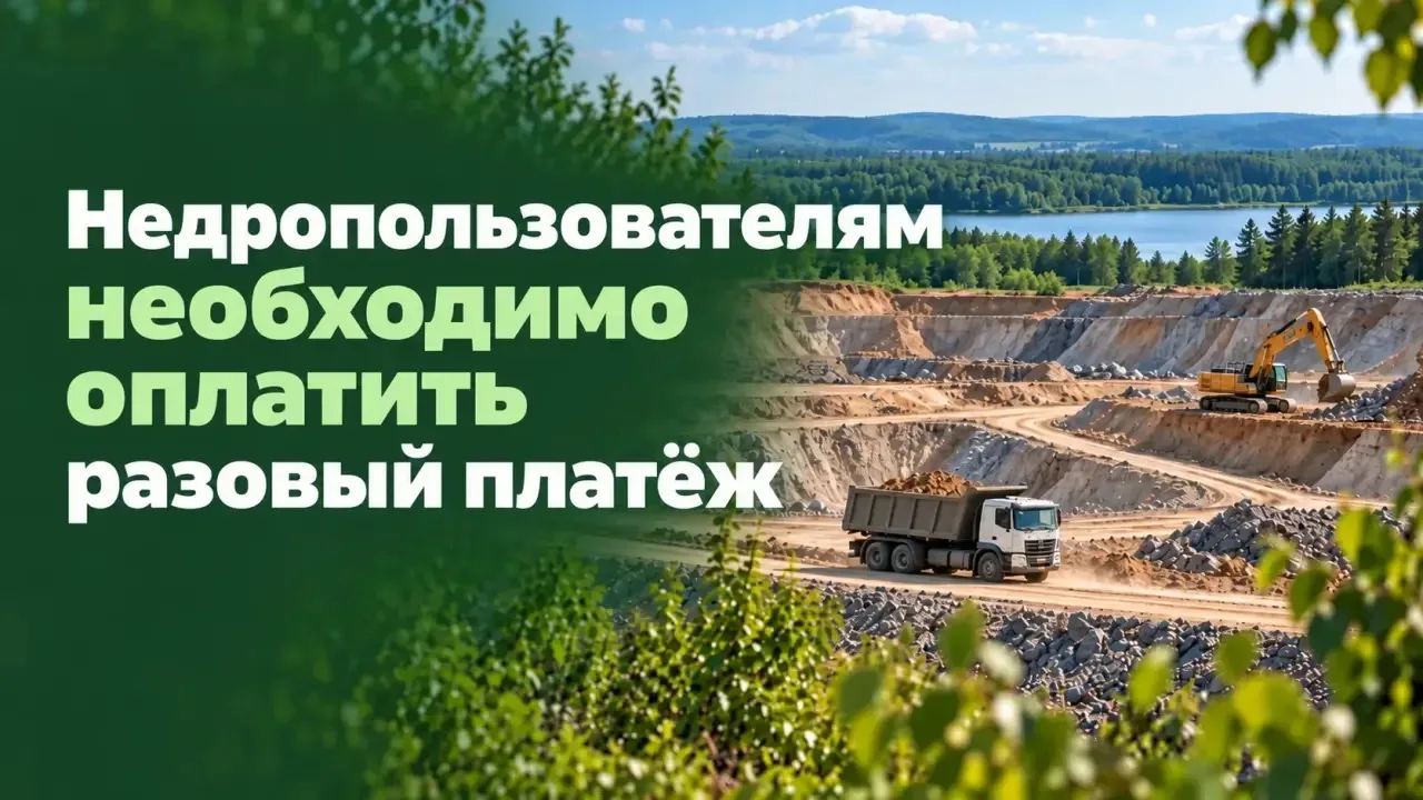 🌱Минэкологии РТ напоминает о правилах оплаты разового платежа за пользование недрами.