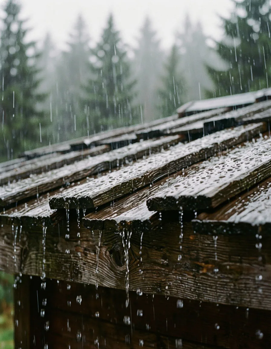 Дождь по крыше 🌧️