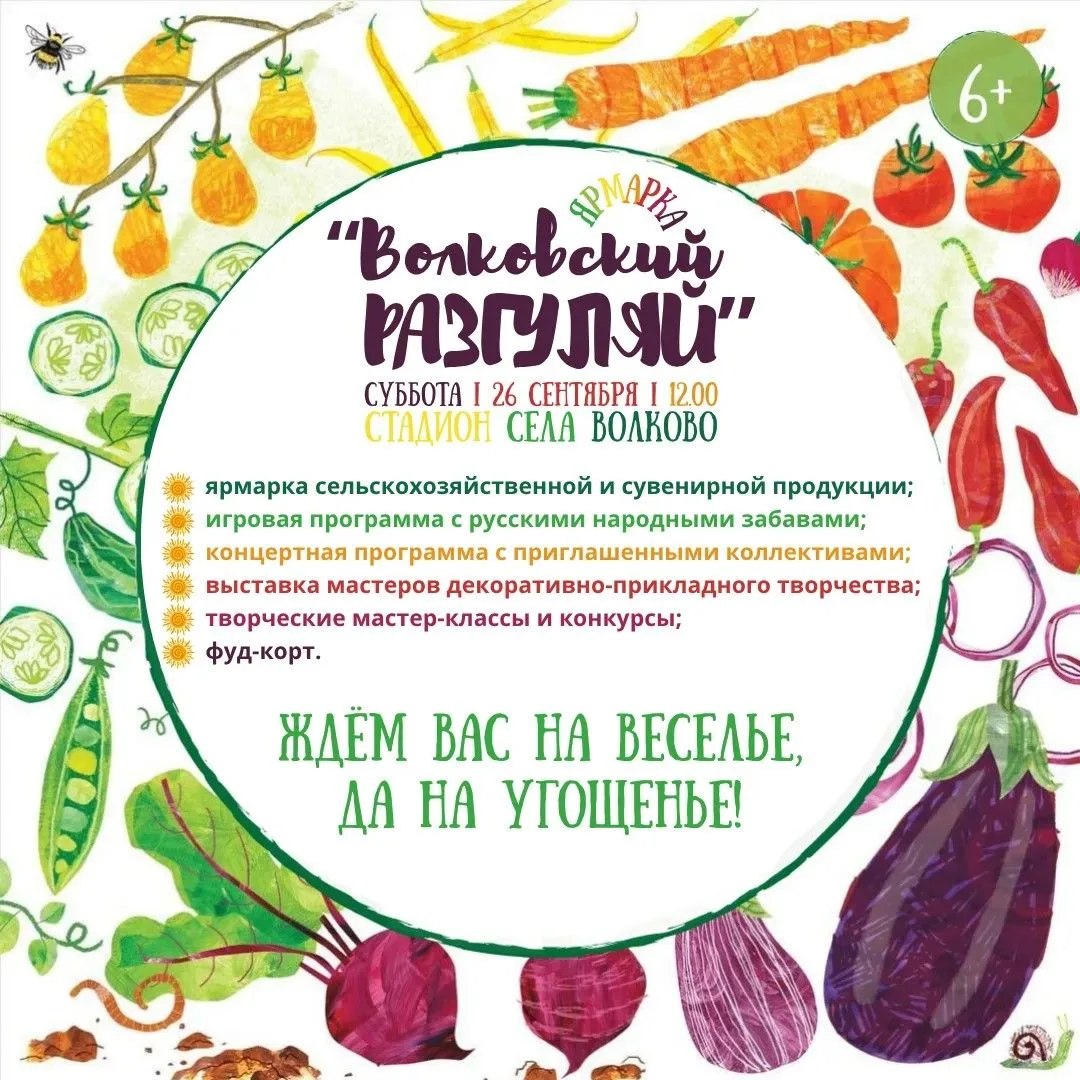 Приглашаем всех и каждого на праздник "Волковский разгуляй".