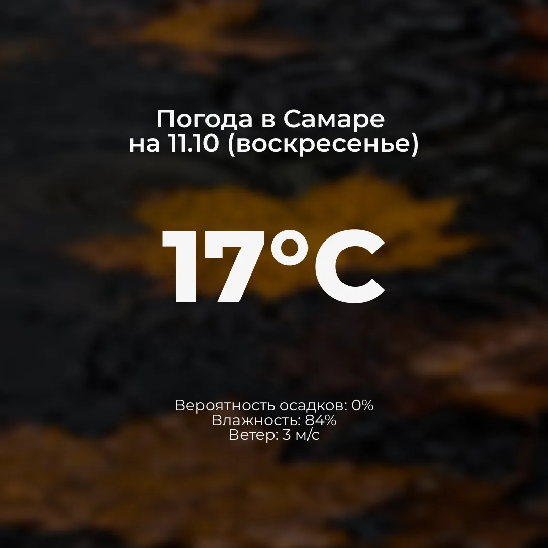 Погода Самара!