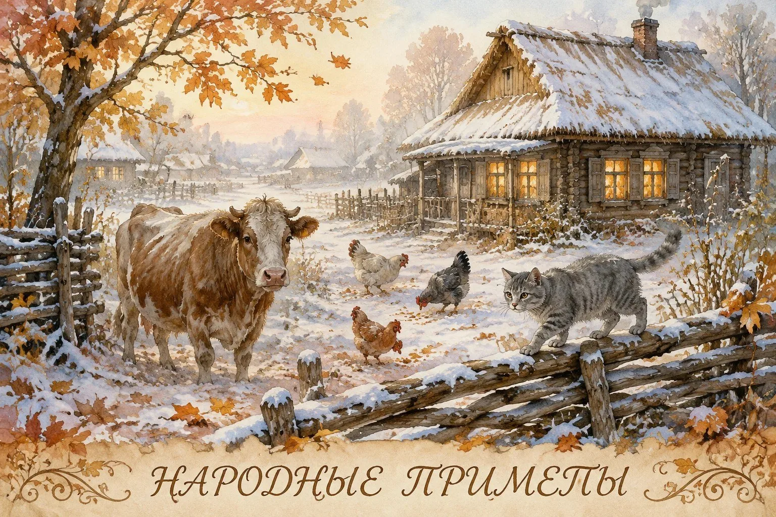 Hapoдныe пpимeты нa 16 oктябpя — Дeниc Пoзимний.