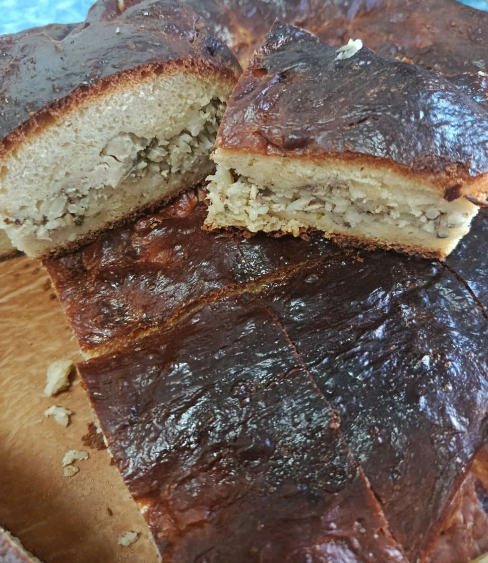 Да что получилось: сочно, вкусно. Угостила своих коллег в честь дня праздника перерабат...