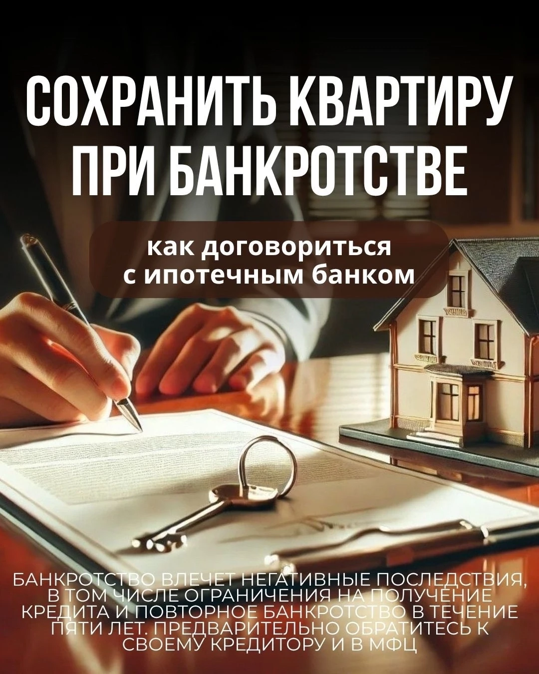 Как сохранить ипотечную квартиру при банкротстве?
