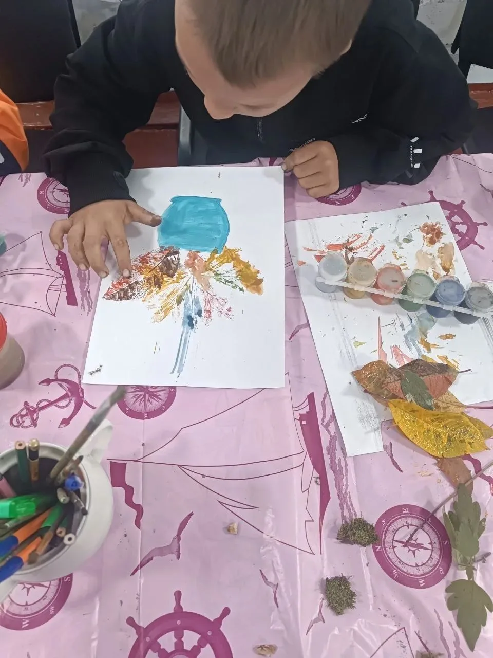 🍁 Магия осени и детская фантазия в Новосёловском СДК!