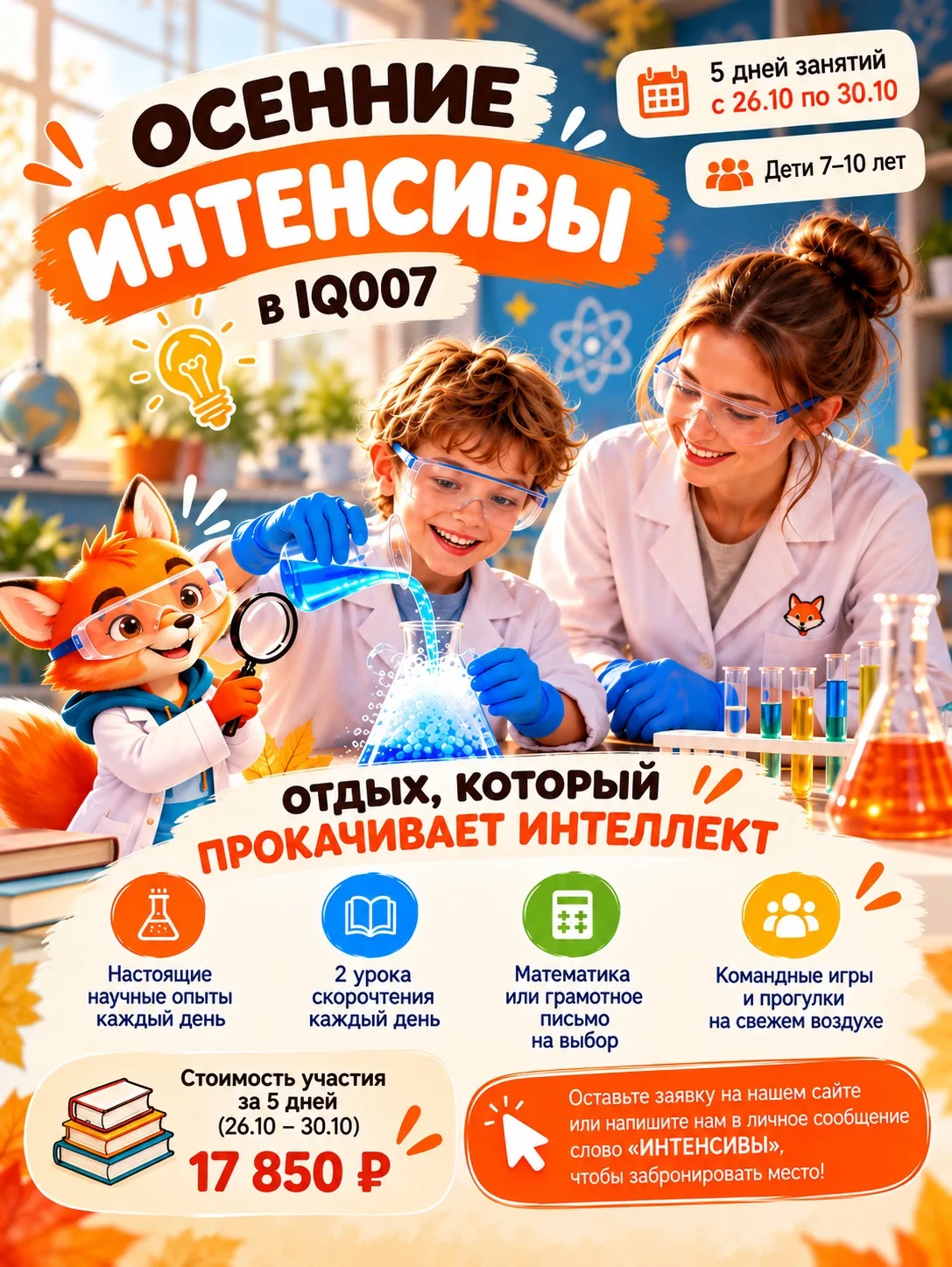 🍂 ОТКРЫВАЕМ БРОНИРОВАНИЕ НА ОСЕННИЕ СМЕНЫ В IQ007!