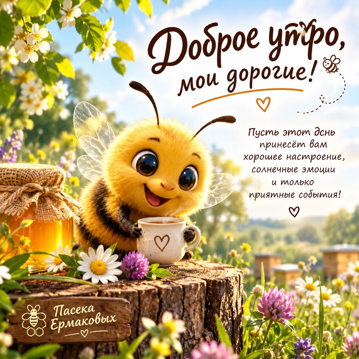 🌼 Доброе утро, мои дорогие! 🧡🐝