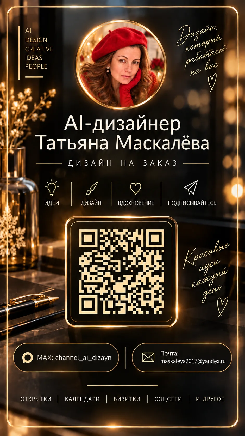 Электронная визитка — удобный формат, который можно отправить клиенту, разместить в соц...