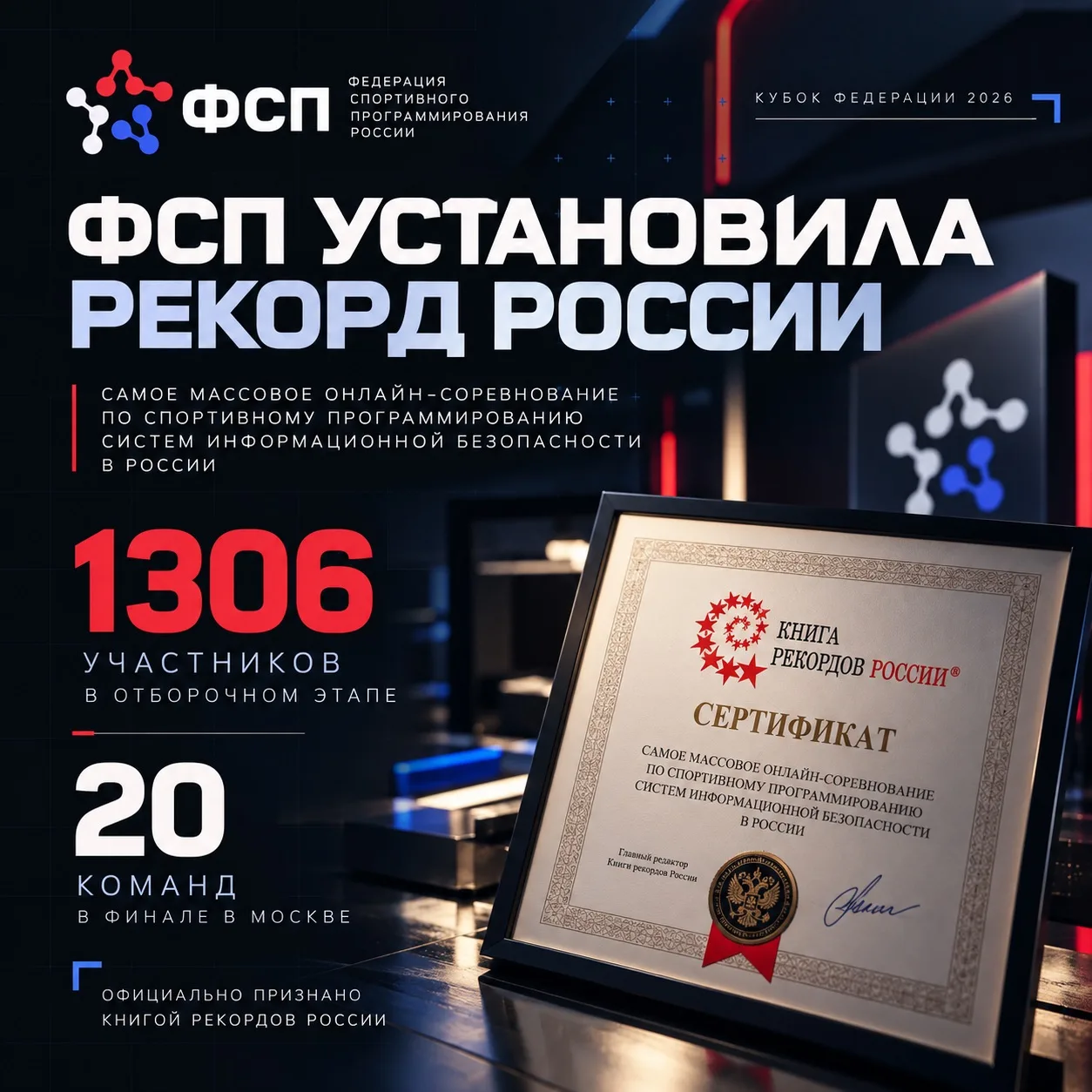 🏆 ФСП установила рекорд России