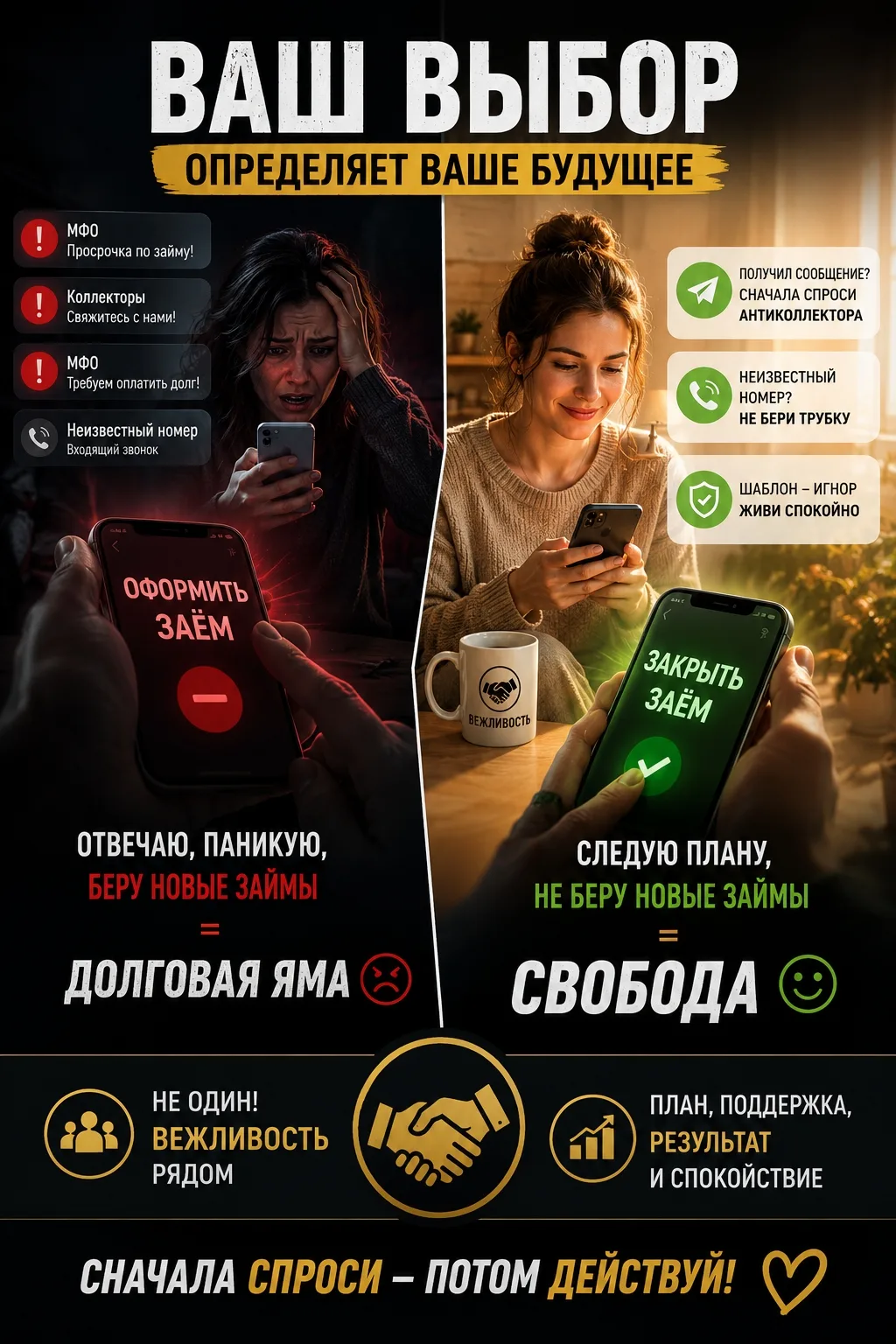 8 займов или 70. Где страшнее?