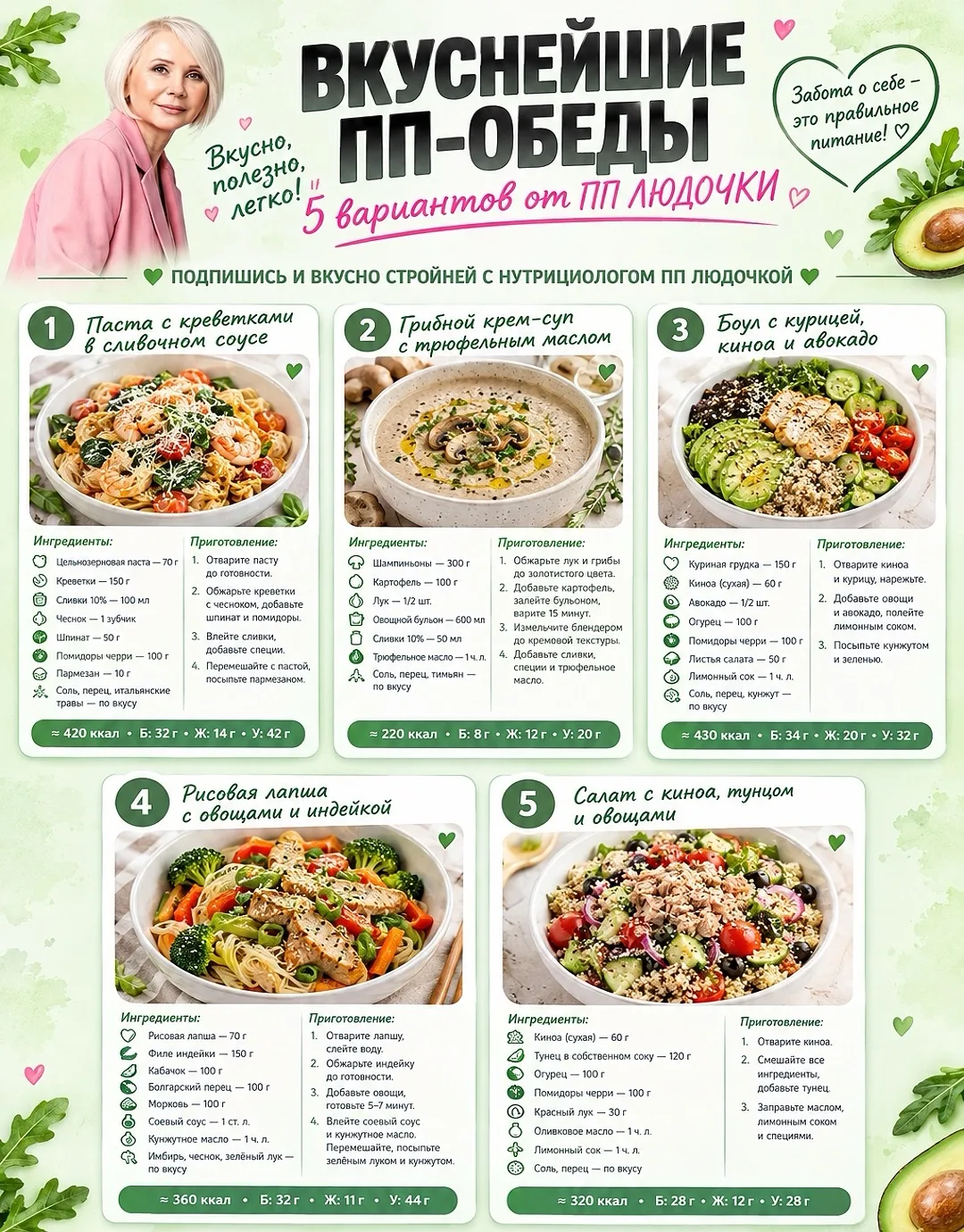 🍽 ТЫ ДУМАЕШЬ, ПП-ОБЕД — ЭТО СУХАЯ ГРУДКА С ГРЕЧКОЙ ⁉️🤯