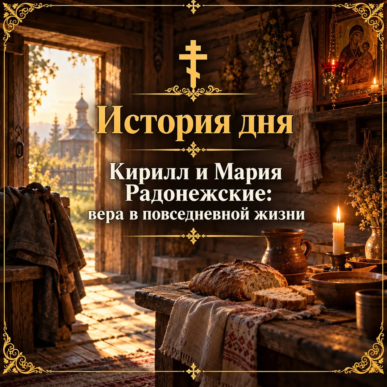 Кирилл и Мария Радонежские: вера в повседневной жизни