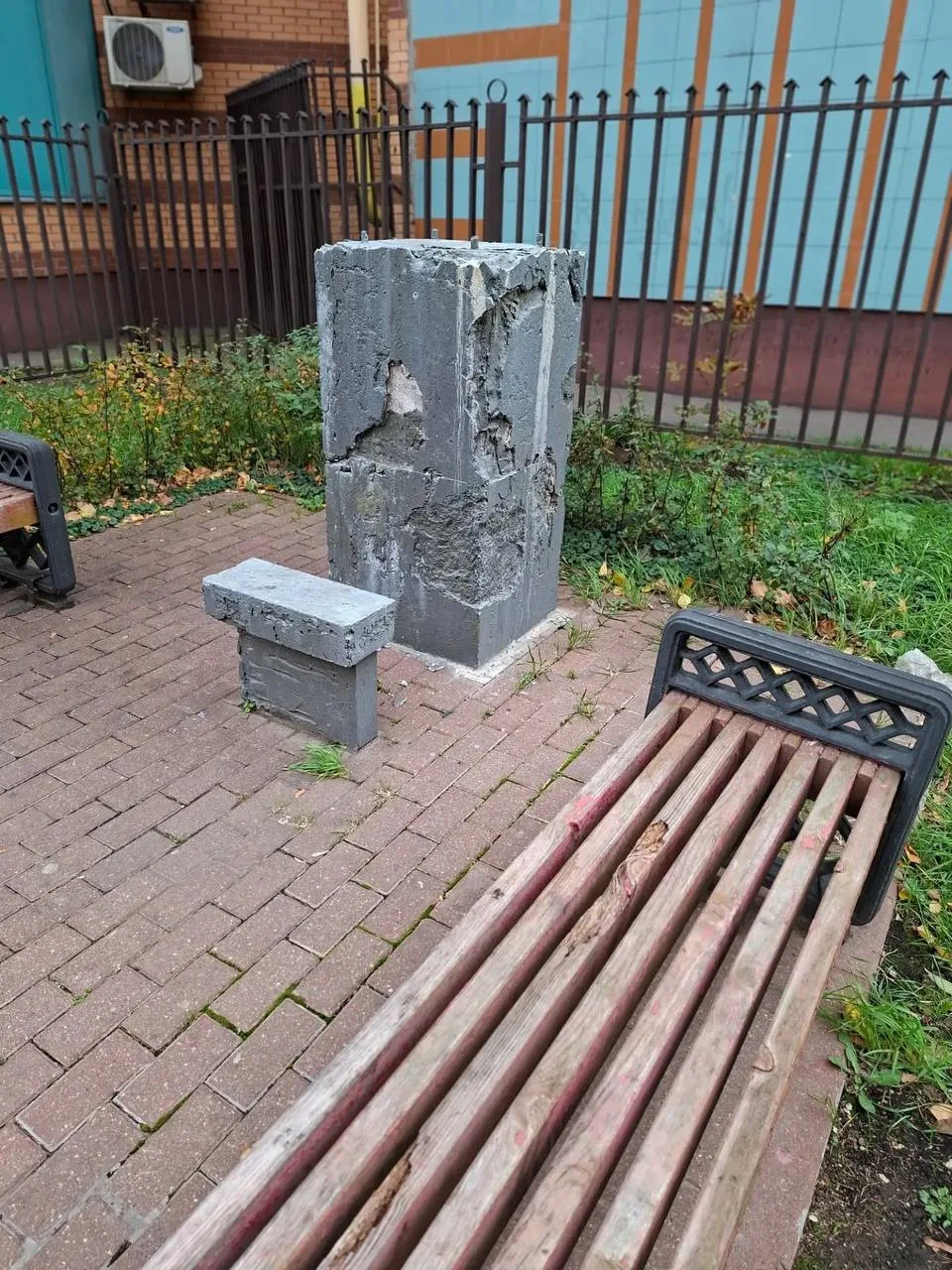 🥀Вот что осталось от памятника Зое Космодемьянской