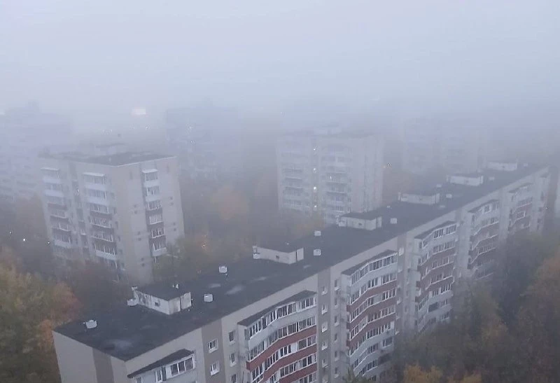 🌫️ Завораживающий туман над Медведково