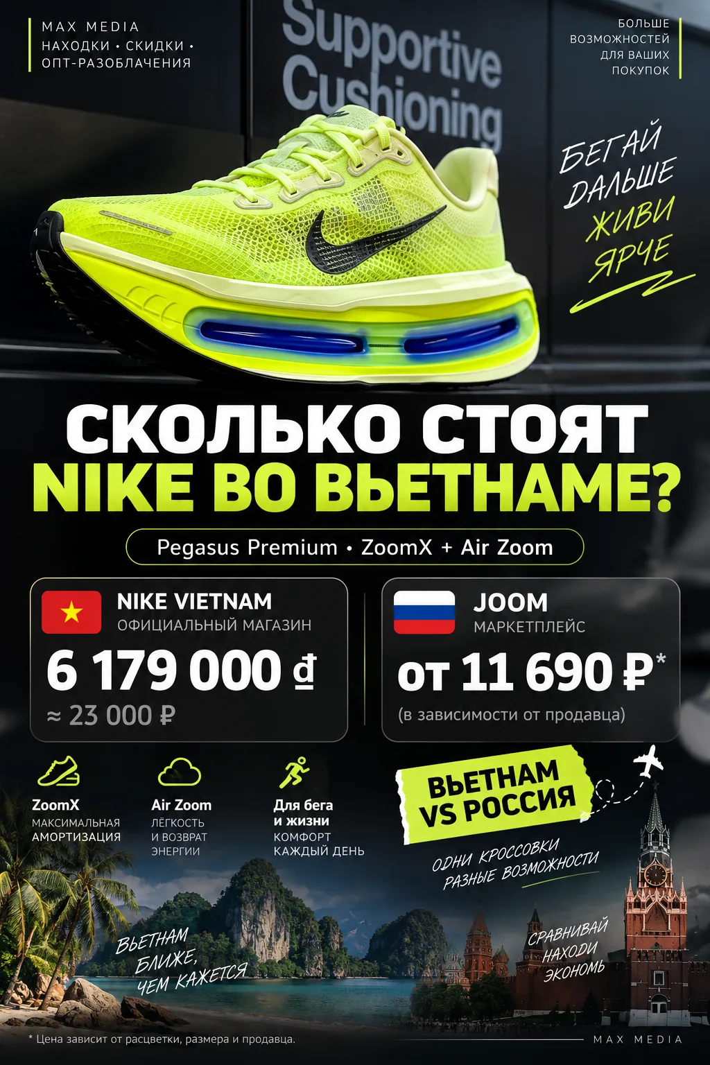 🇻🇳 ВЬЕТНАМ VS РОССИЯ 🇷🇺 | СКОЛЬКО НА САМОМ ДЕЛЕ СТОЯТ NIKE? 👟