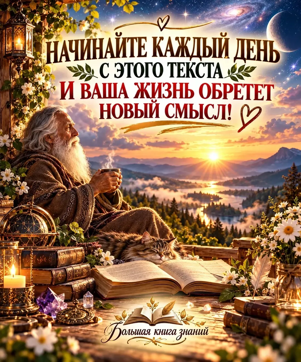 🙏 НАЧИНАЙТЕ КАЖДЫЙ ДЕНЬ С ЭТОГО ТЕКСТА И ВАША ЖИЗНЬ ОБРЕТЕТ НОВЫЙ СМЫСЛ!