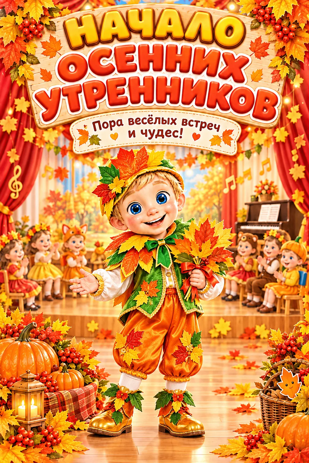 🍂 В «Сибирячке» началась серия ярких осенних утренников! Ребята из групп «Умнички», «Л...