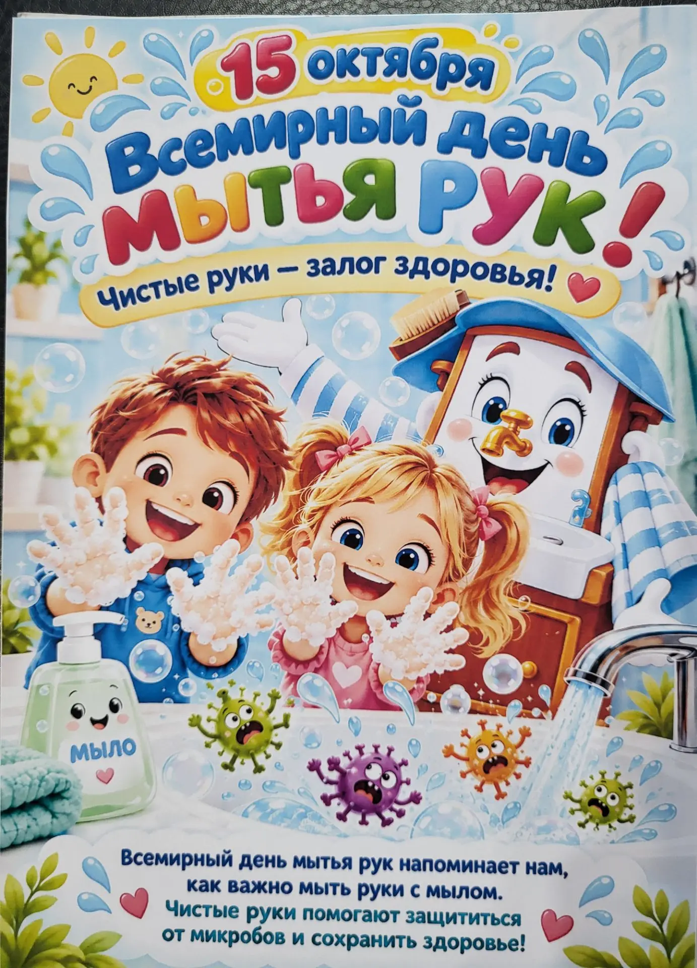 Сегодня - праздник чистых рук!