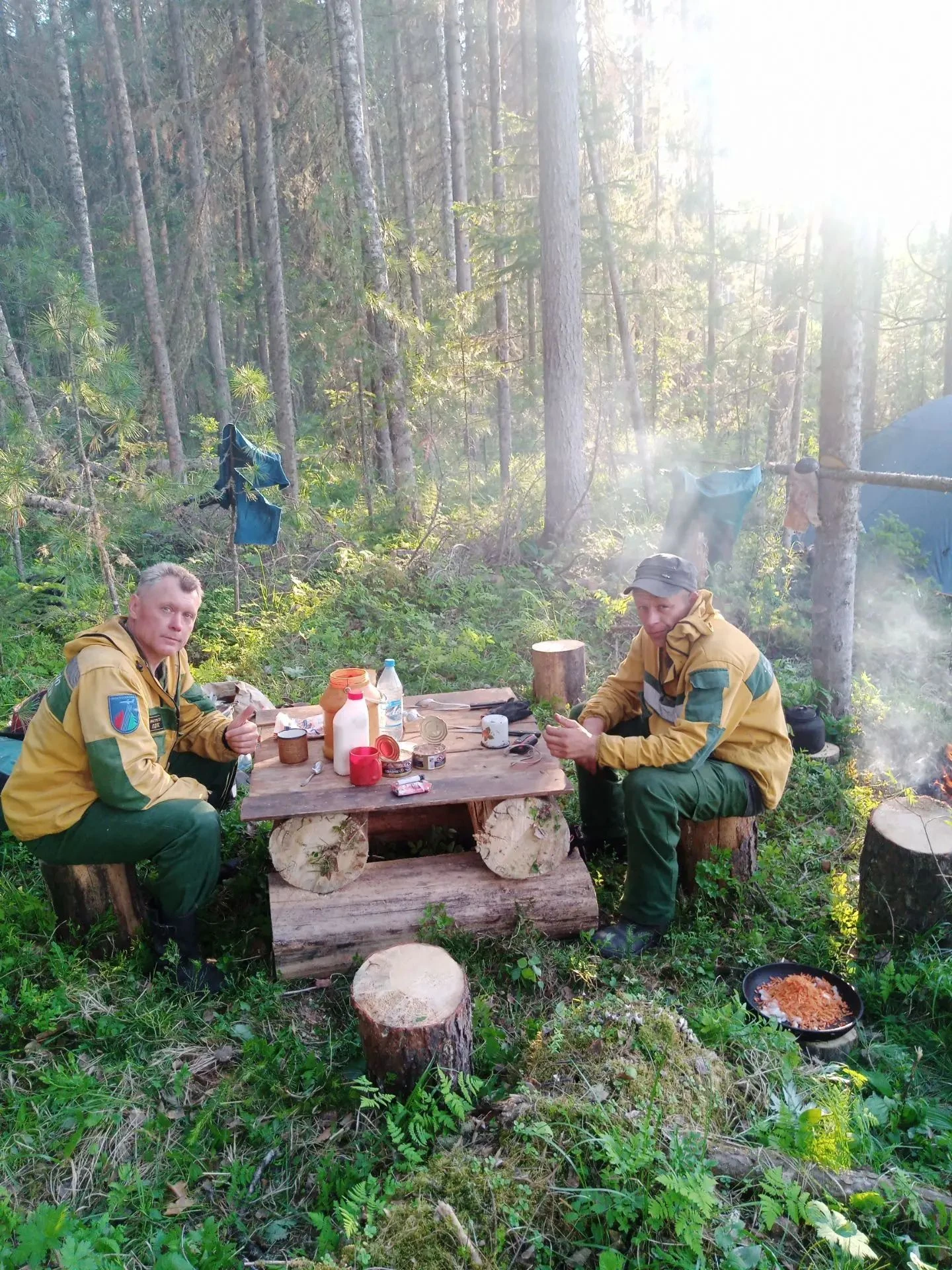 🌲Лесной стол с нуля!