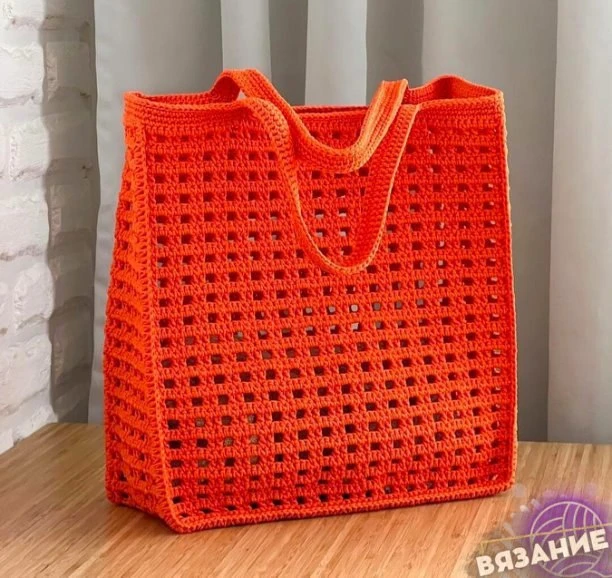 СТИЛЬНАЯ СУМОЧКА КРЮЧКОМ👍