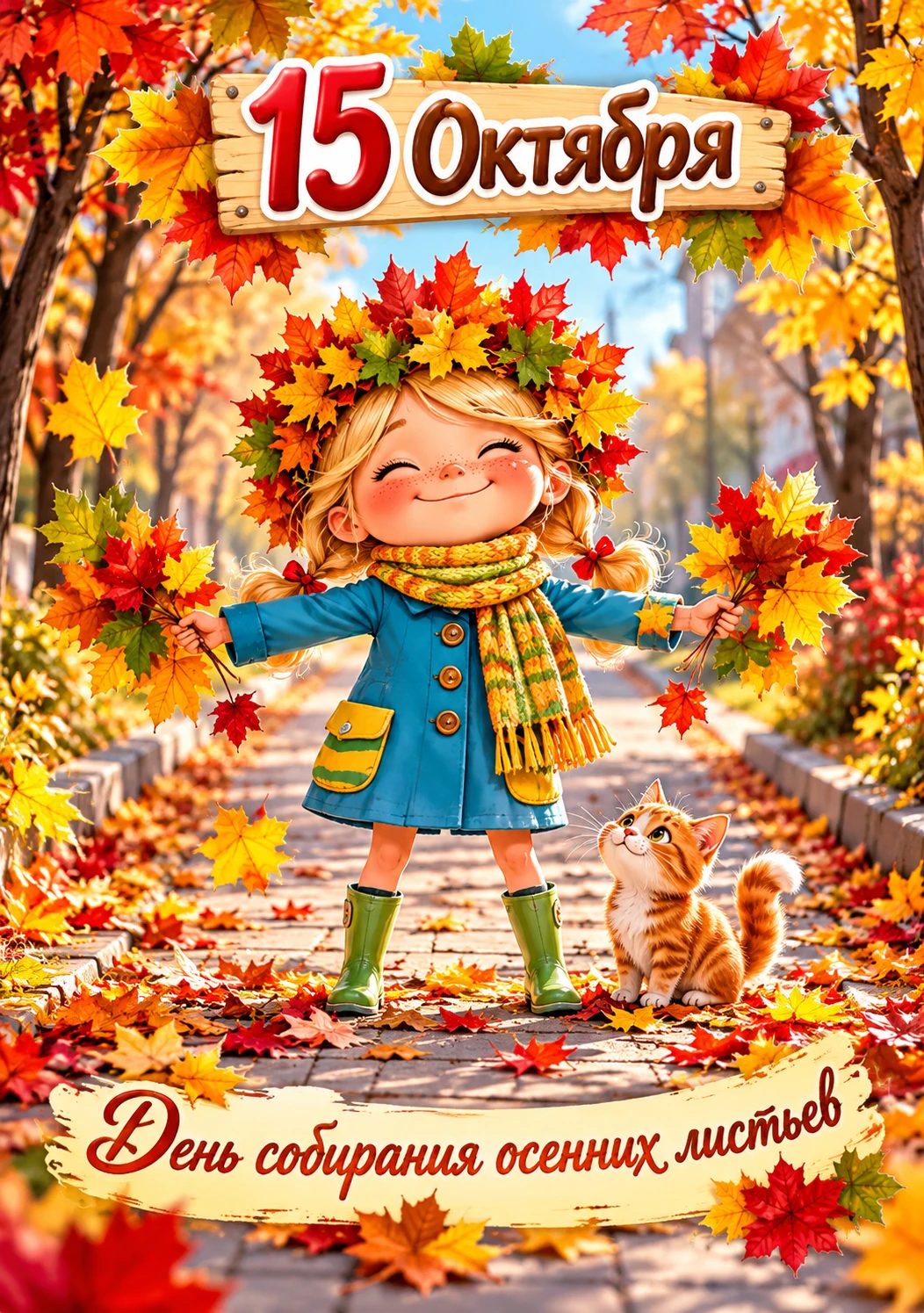 🌟 День собирания осенних листьев!..