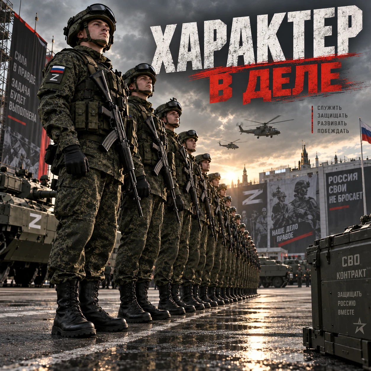 🪖 ХАРАКТЕР ПРОЯВЛЯЕТСЯ В ДЕЛЕ