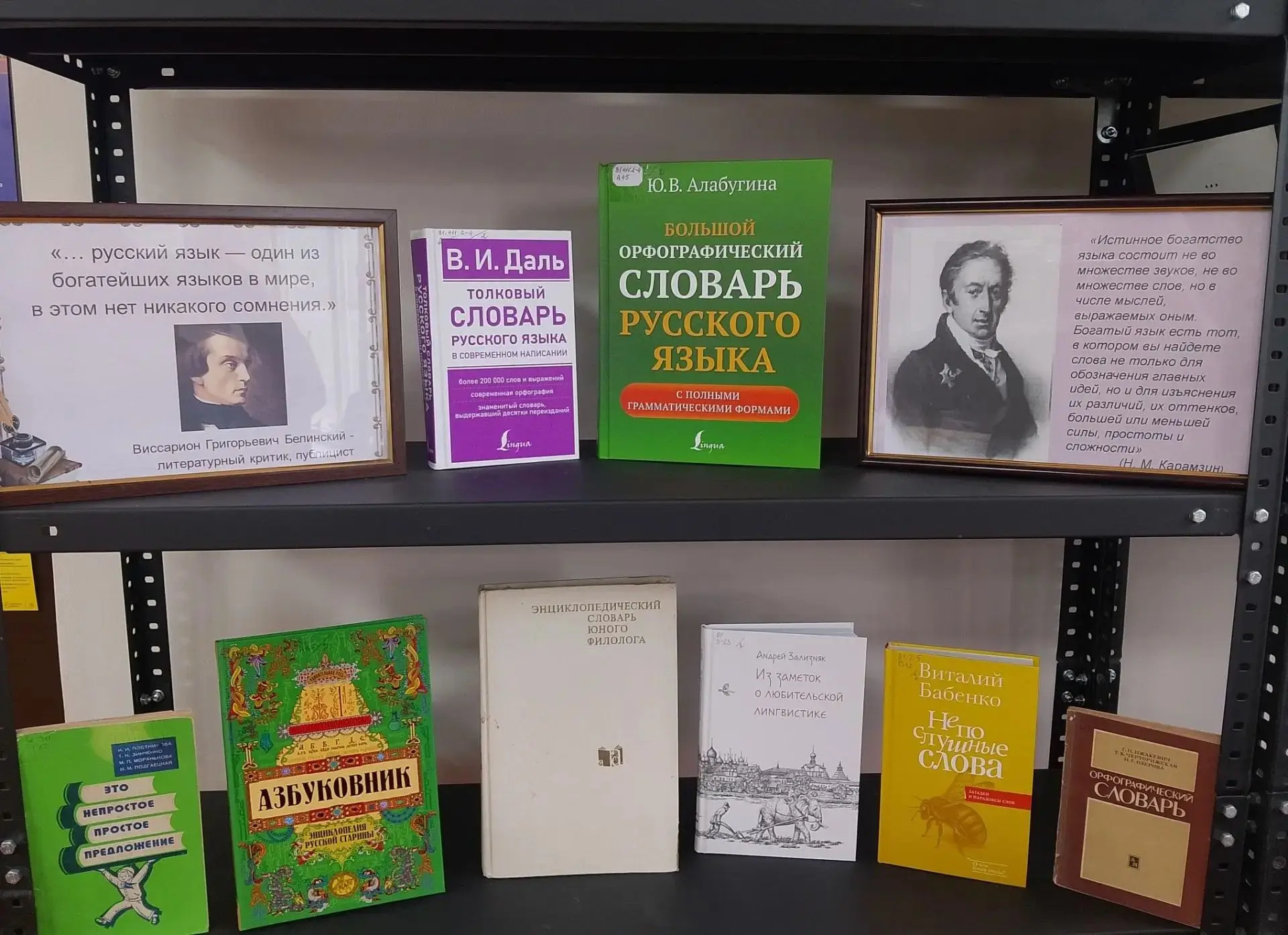 📗В сельской библиотеке Мангушского округа открылась выставка "Богатство русского языка"