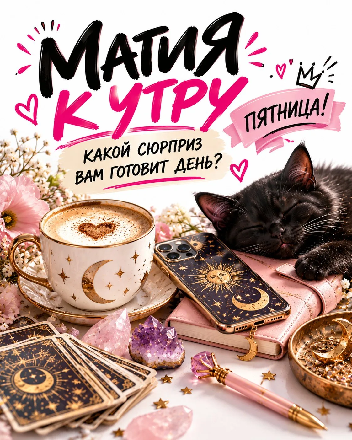 ☕️ МАГИЯ К УТРУ — КАКОЙ СЮРПРИЗ ВАМ ГОТОВИТ ПЯТНИЦА? 🔮