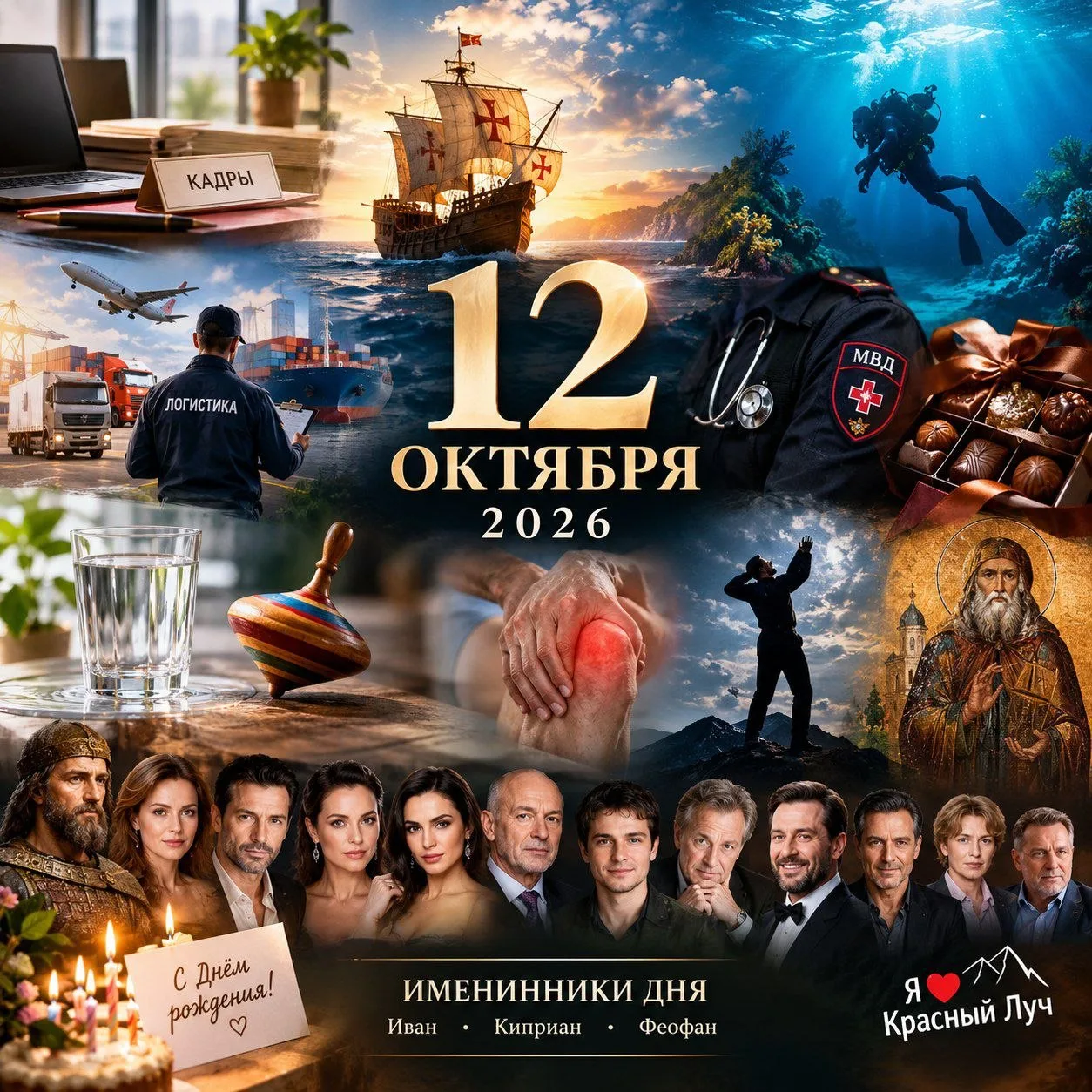 Главные праздники и события понедельника, 12 октября 2026 года: