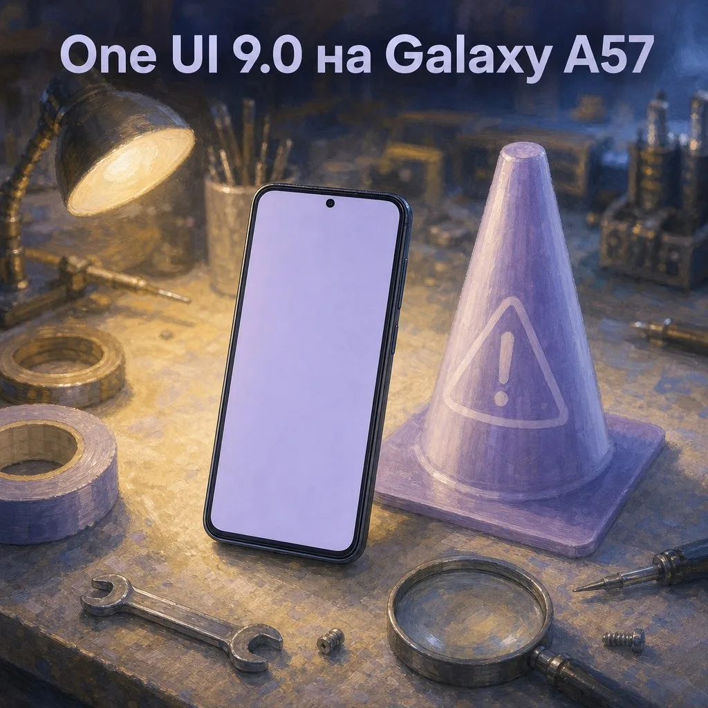 Samsung выкатила One UI 9.0 для Galaxy A57, но пока лучше не торопиться с обновлением. ...