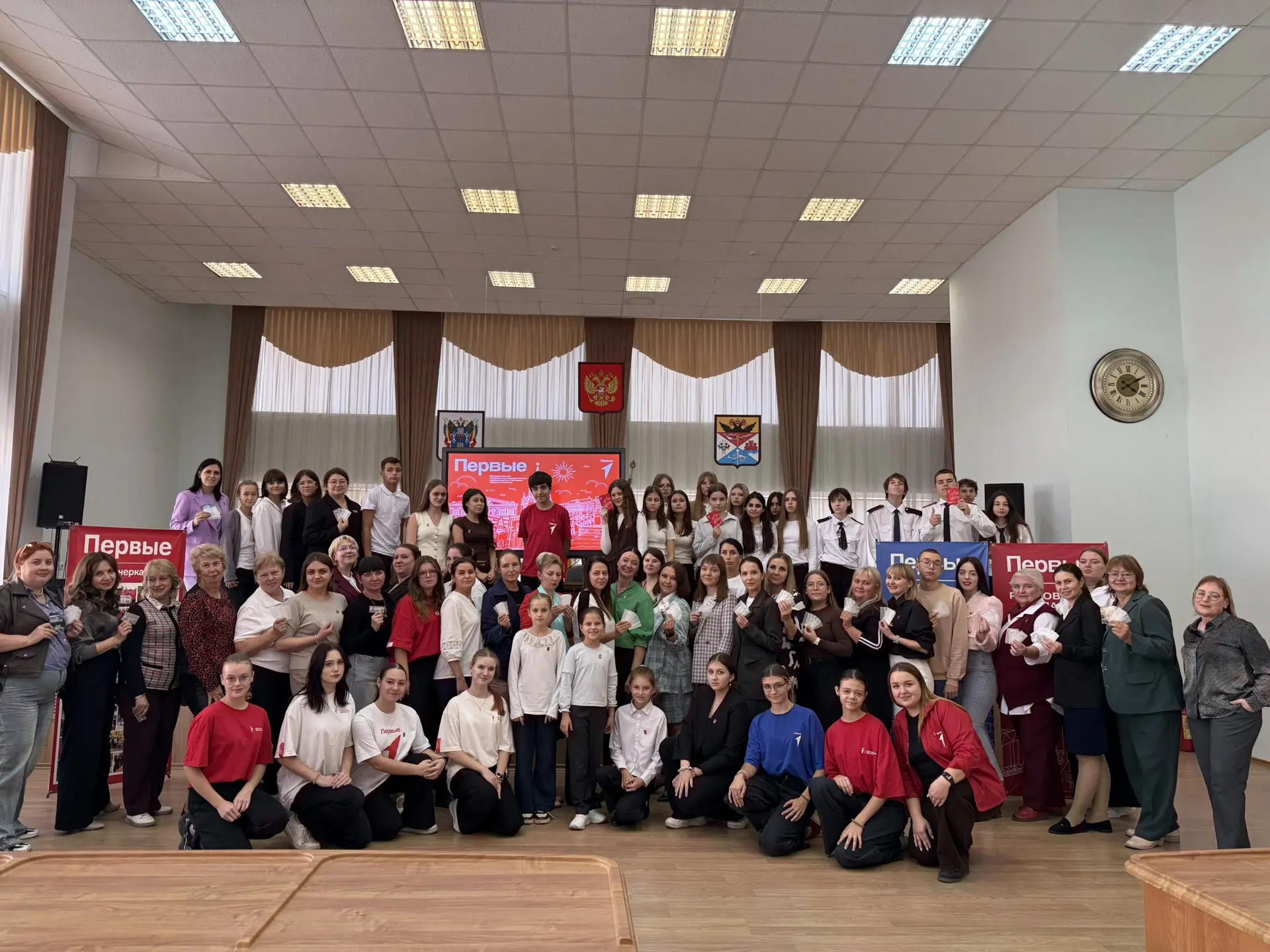 📍В большом зале городской Думы Новочеркасска сегодня было по-особенному ярко и динамич...