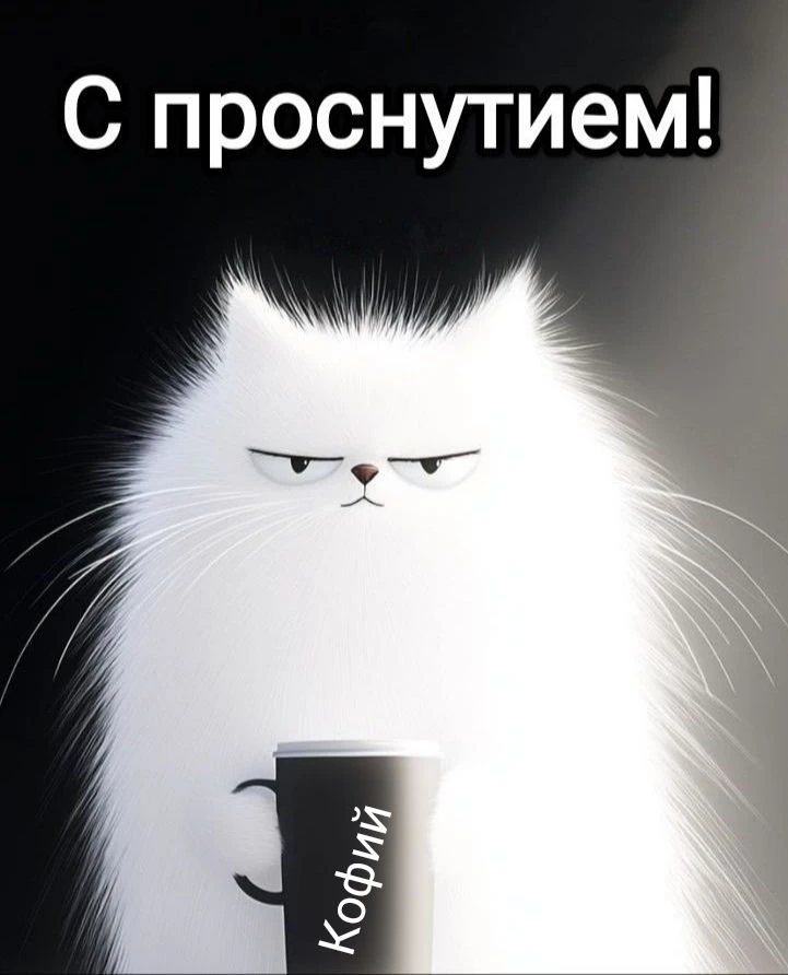 #кофий #спроснутием #утро #открытки #доброеутро #приколы #прикольныеоткрытки #смешныеот...