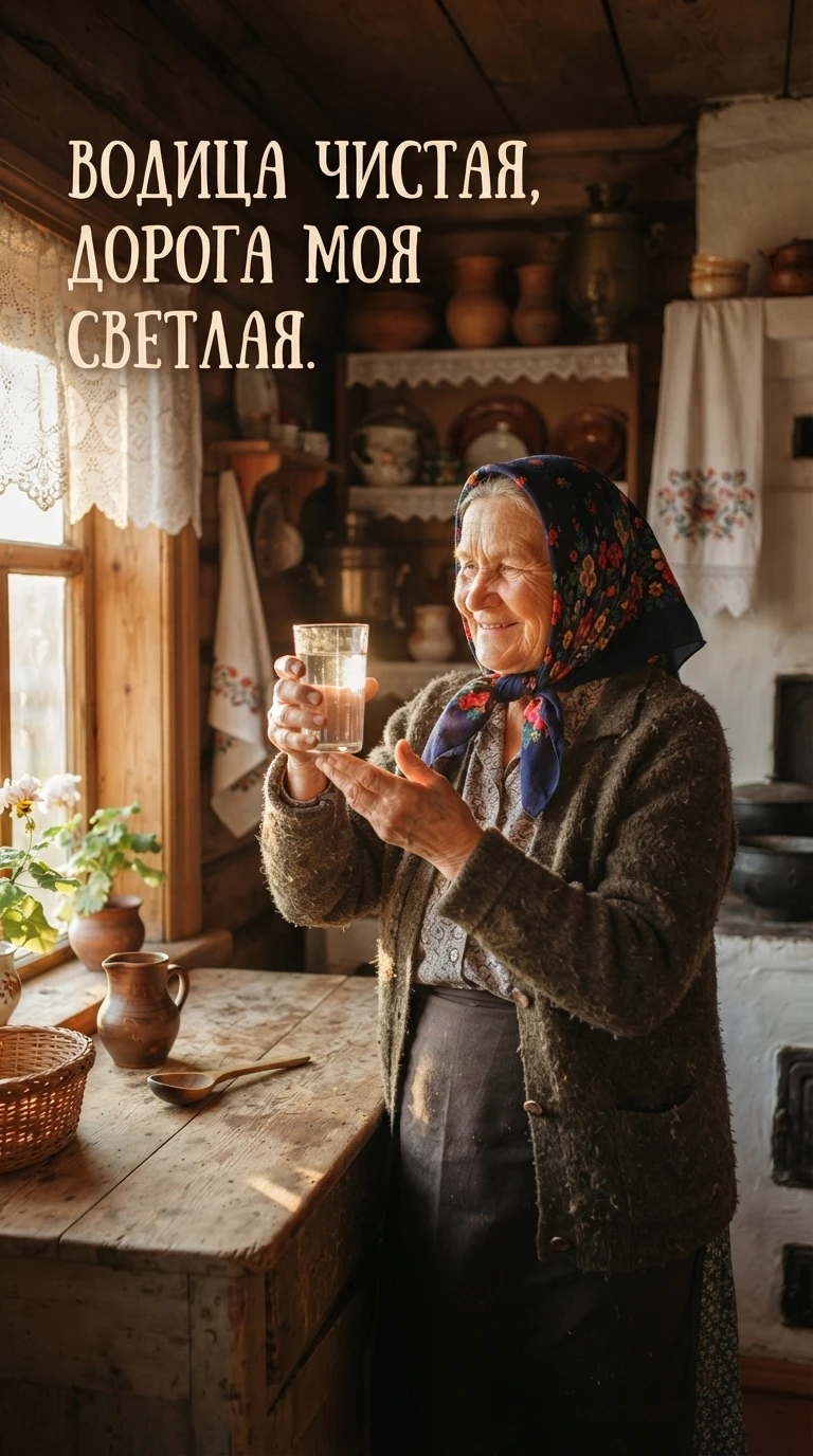 💧 Прозрачная капля: утренний бабушкин секрет для ясного дня 🌿