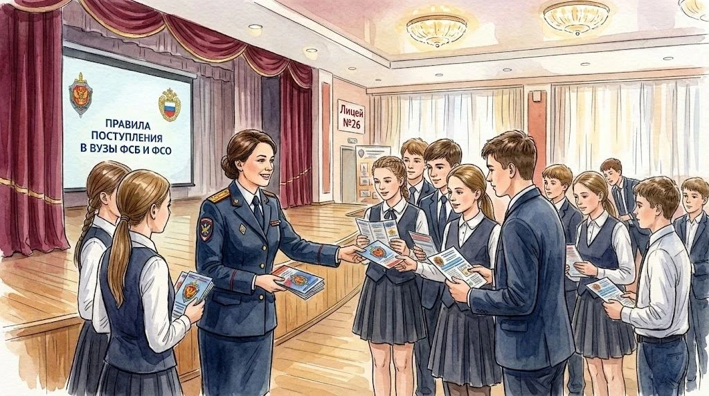 🎓 Профориентация со службой безопасности: старшеклассники узнали о поступлении в вузы ...