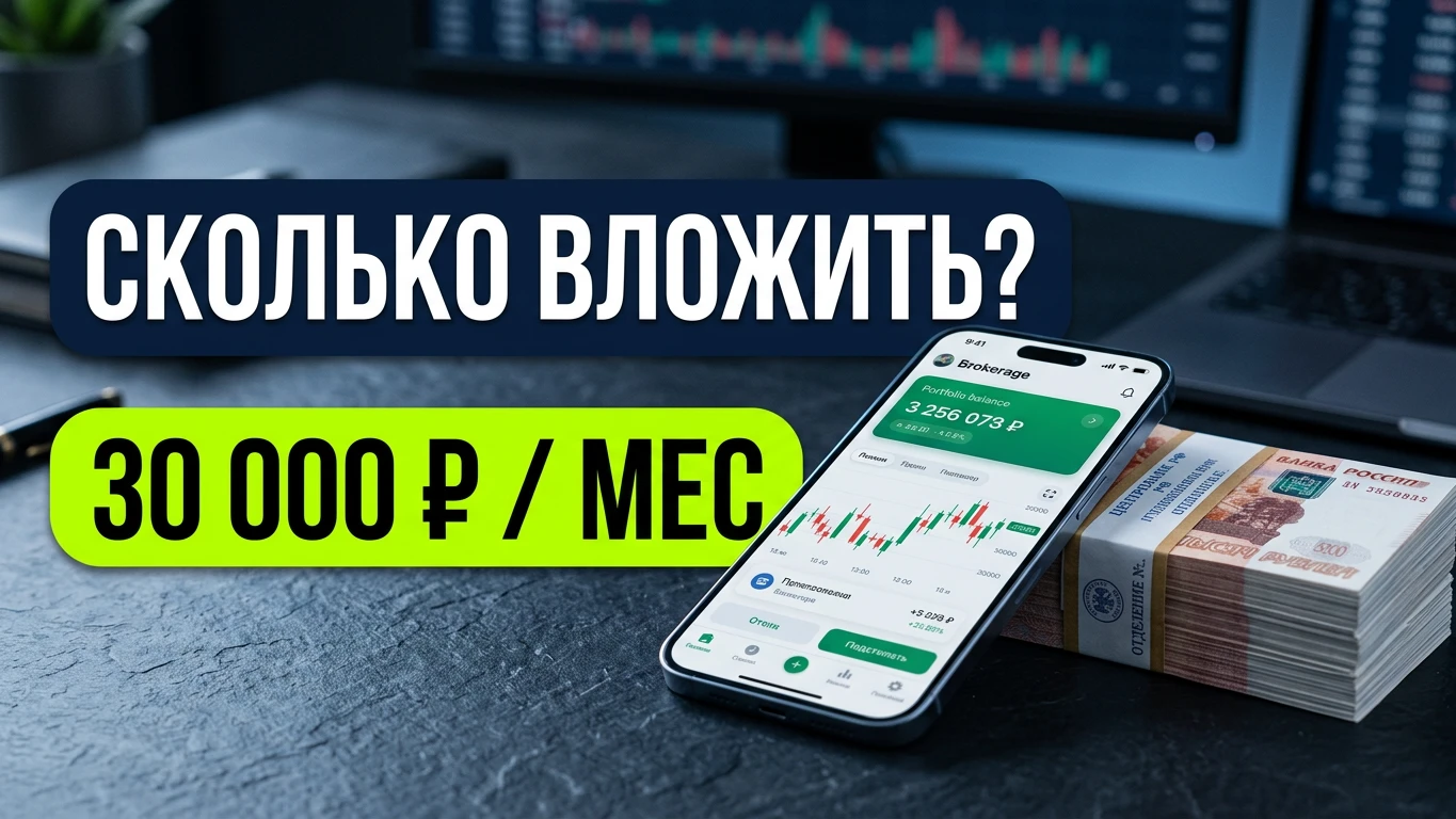 Пассивный доход 30 000 рублей в месяц: сколько нужно вложить и стоит ли начинать? Есть ...