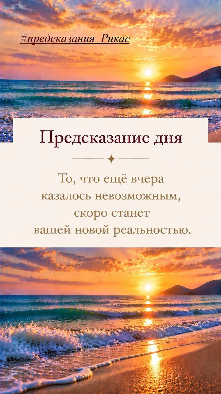 Предсказание дня✨