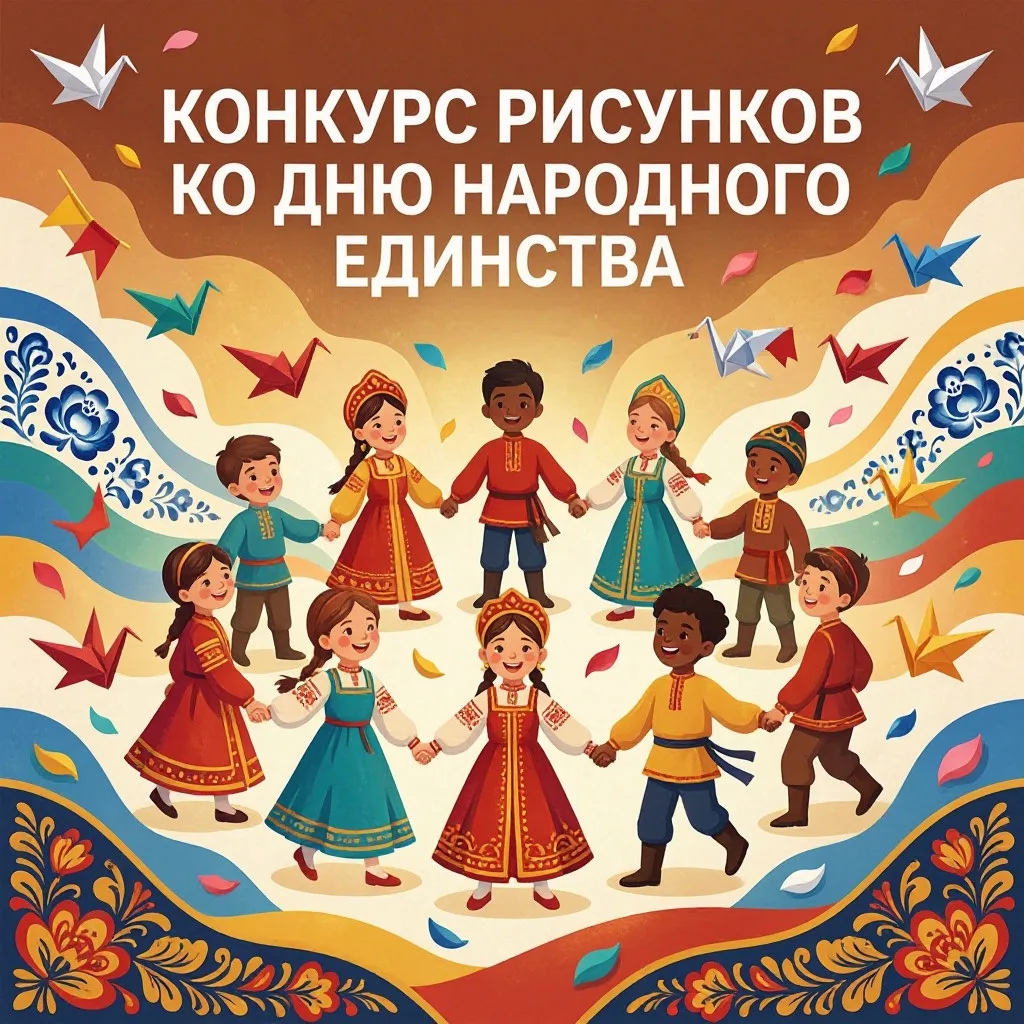 Друзья, а у нас конкурс!!! Ко Дню народного единства! 🎨Мы приглашаем  юных художников ...