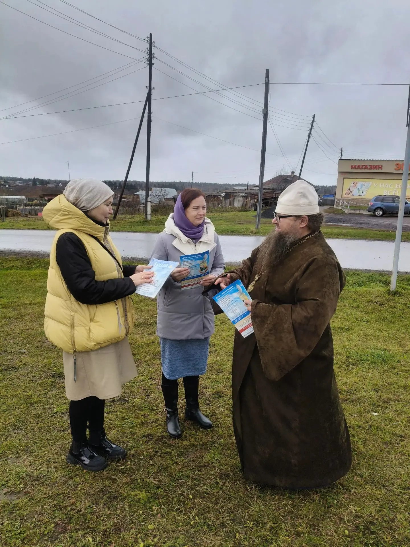 Настоятель храма Святителя Луки Красноярского в гп. Большая Мурта, протоиерей Сергий Ры...