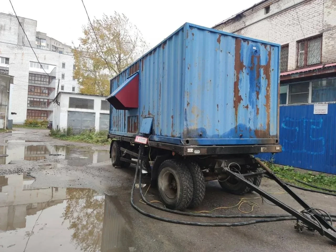 Десять домов у ТЦ Двинские зори остаются без света.