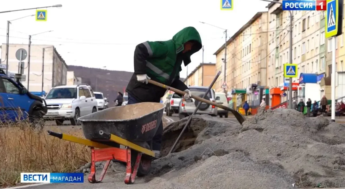 🏗️ Ремонт площади Космонавтов в Магадане близится к завершению