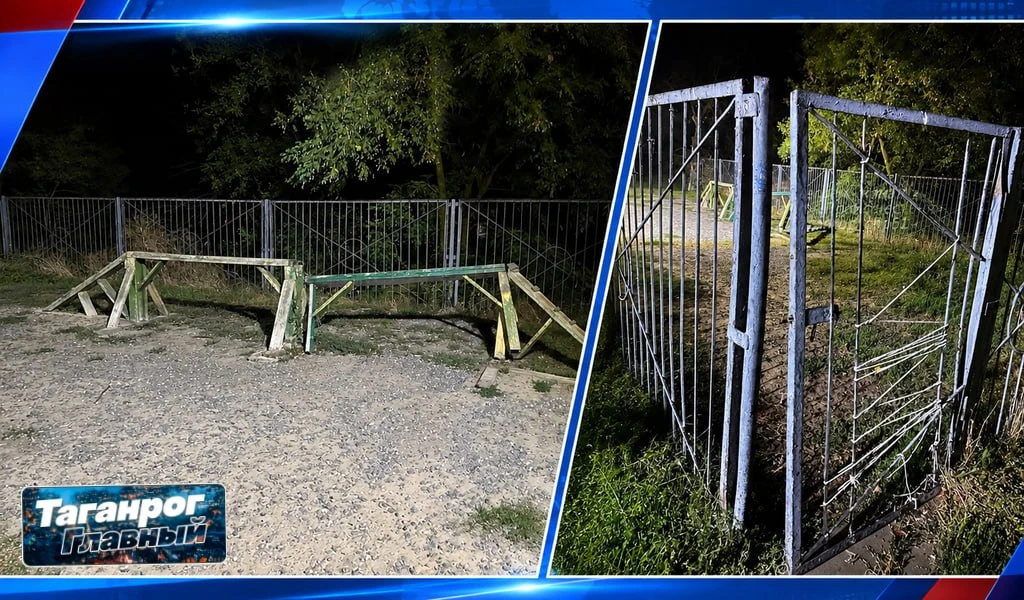 В Таганроге пожаловались на состояние собачьей площадки на Петра I
