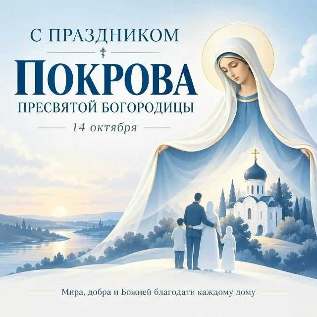 🙏🏻  Покров Пресвятой Богородицы, главный осенний церковный праздник.