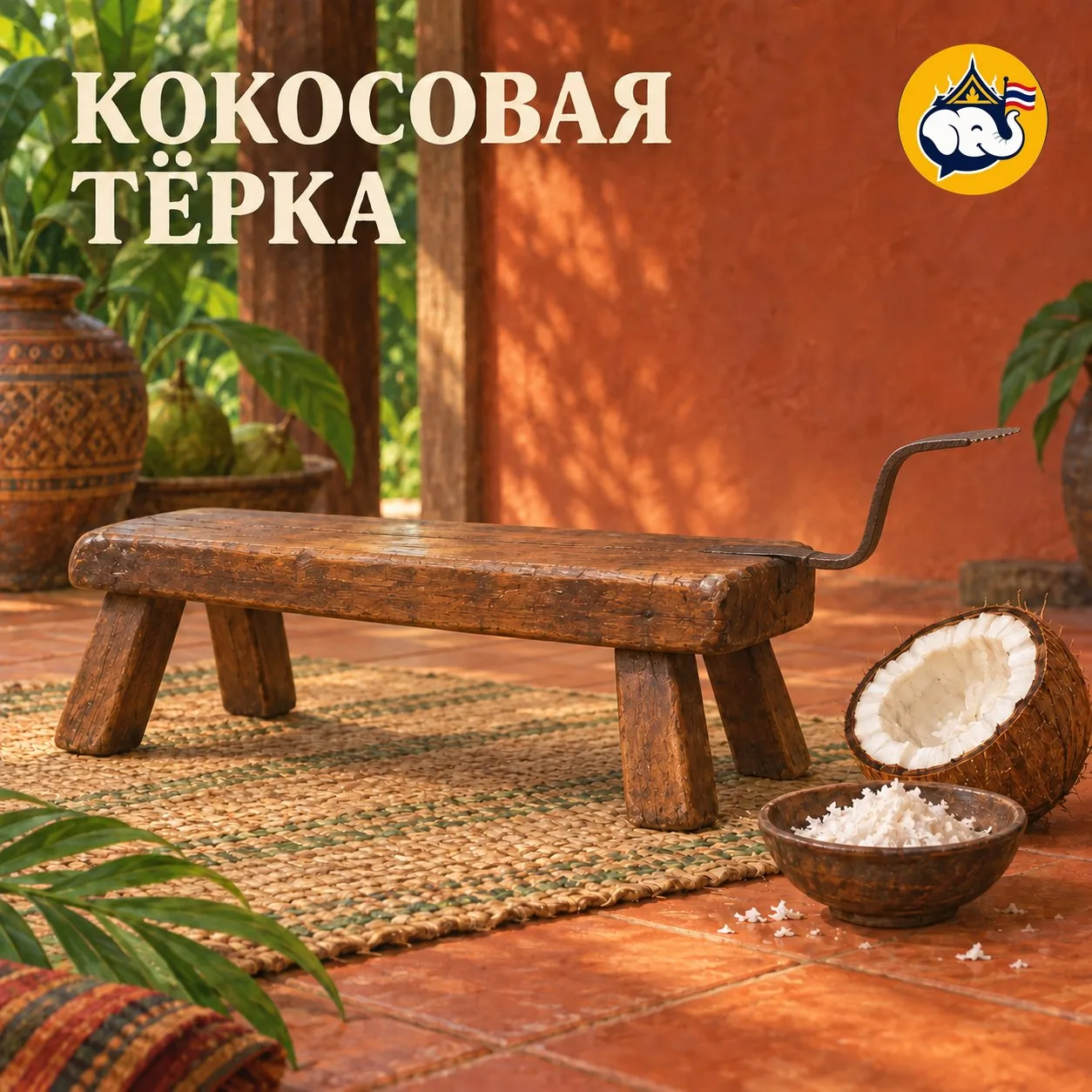 🇹🇭 Зачем на тайской тёрке сидят верхом?