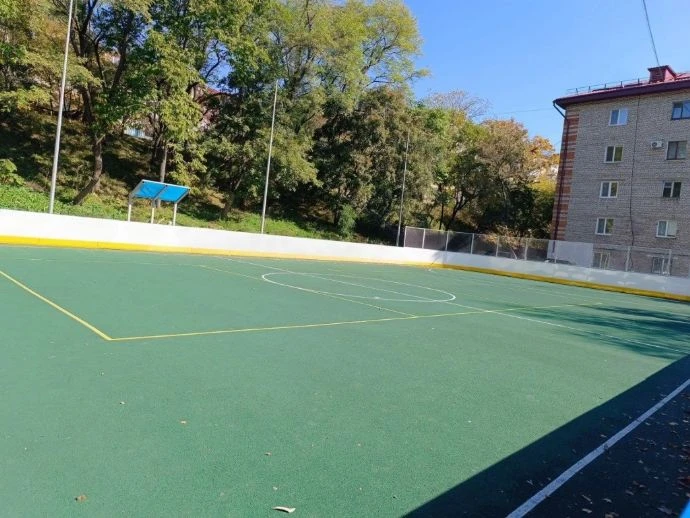 🏒 В микрорайоне «Рыбный порт» появится современная хоккейная коробка