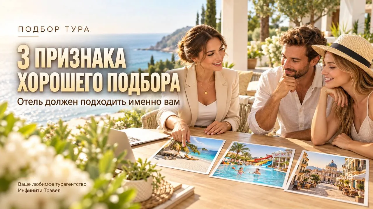 3️⃣ ПРИЗНАКА ХОРОШЕГО ПОДБОРА ТУРА