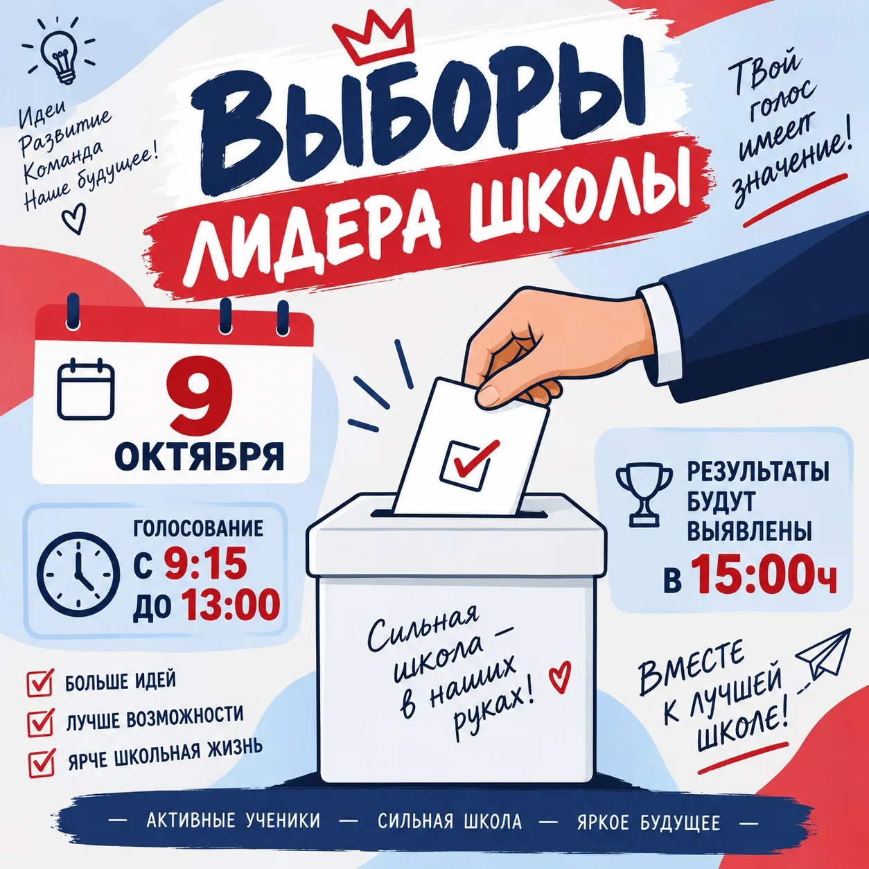 В школе прошли дебаты кандидатов на пост президента школы