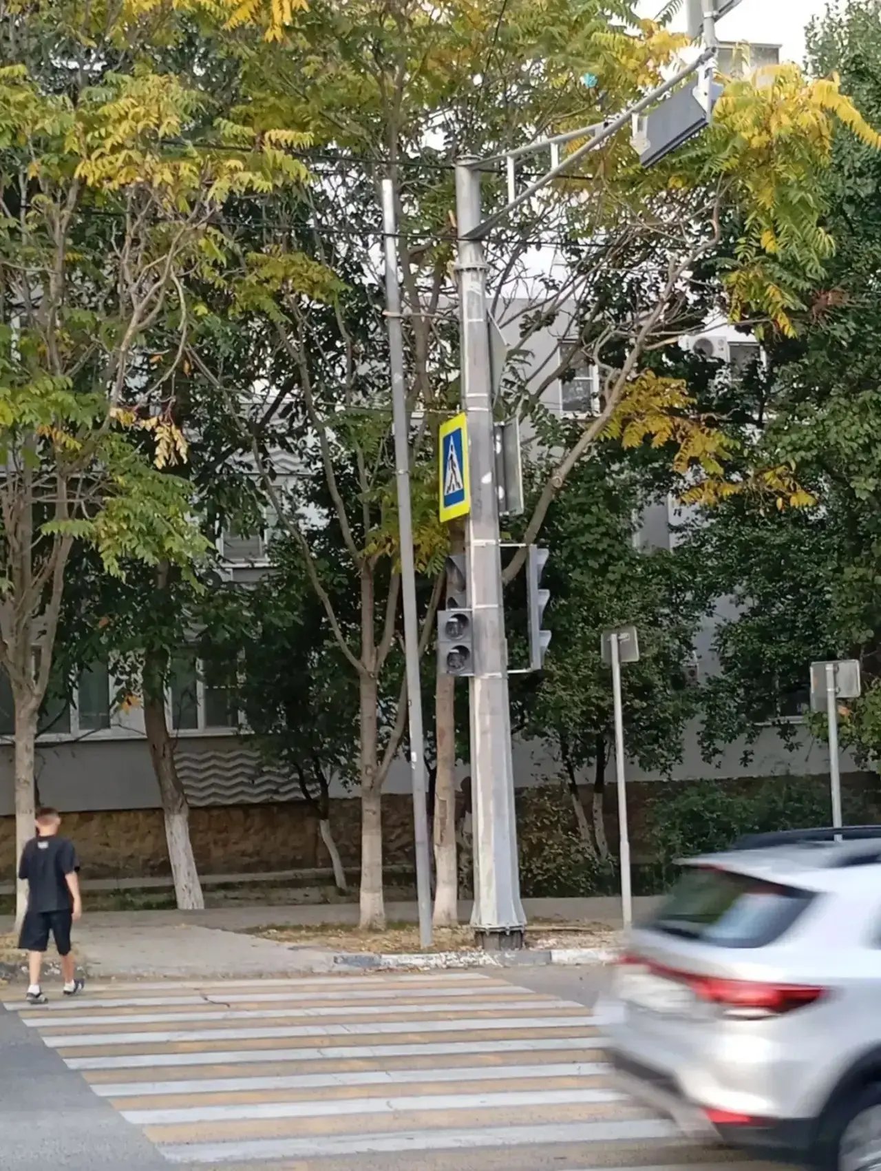 На перекрёстке не работают светофоры