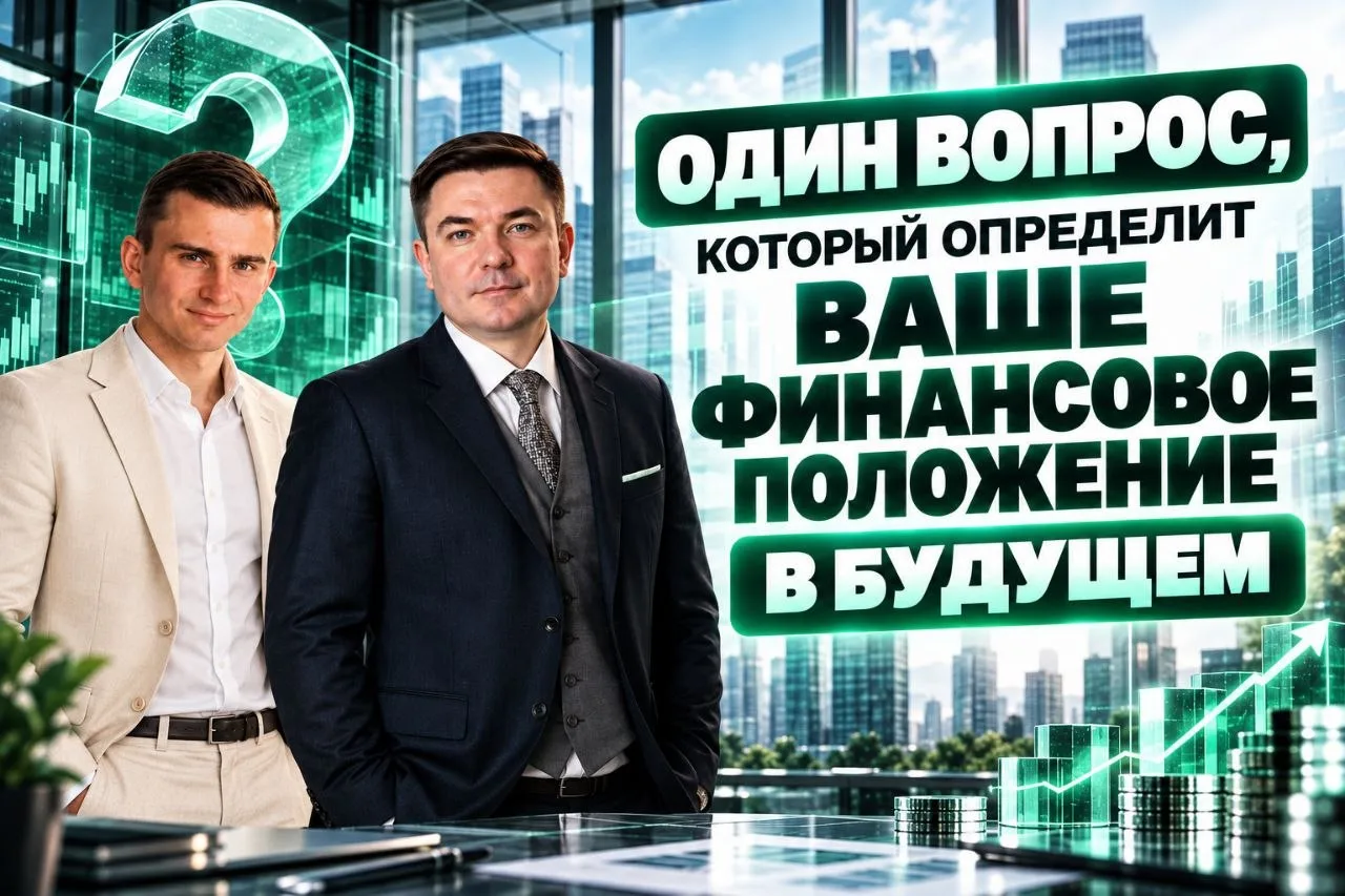 ОДИН ВОПРОС, КОТОРЫЙ ОПРЕДЕЛИТ ВАШЕ ФИНАНСОВОЕ ПОЛОЖЕНИЕ В БУДУЩЕМ