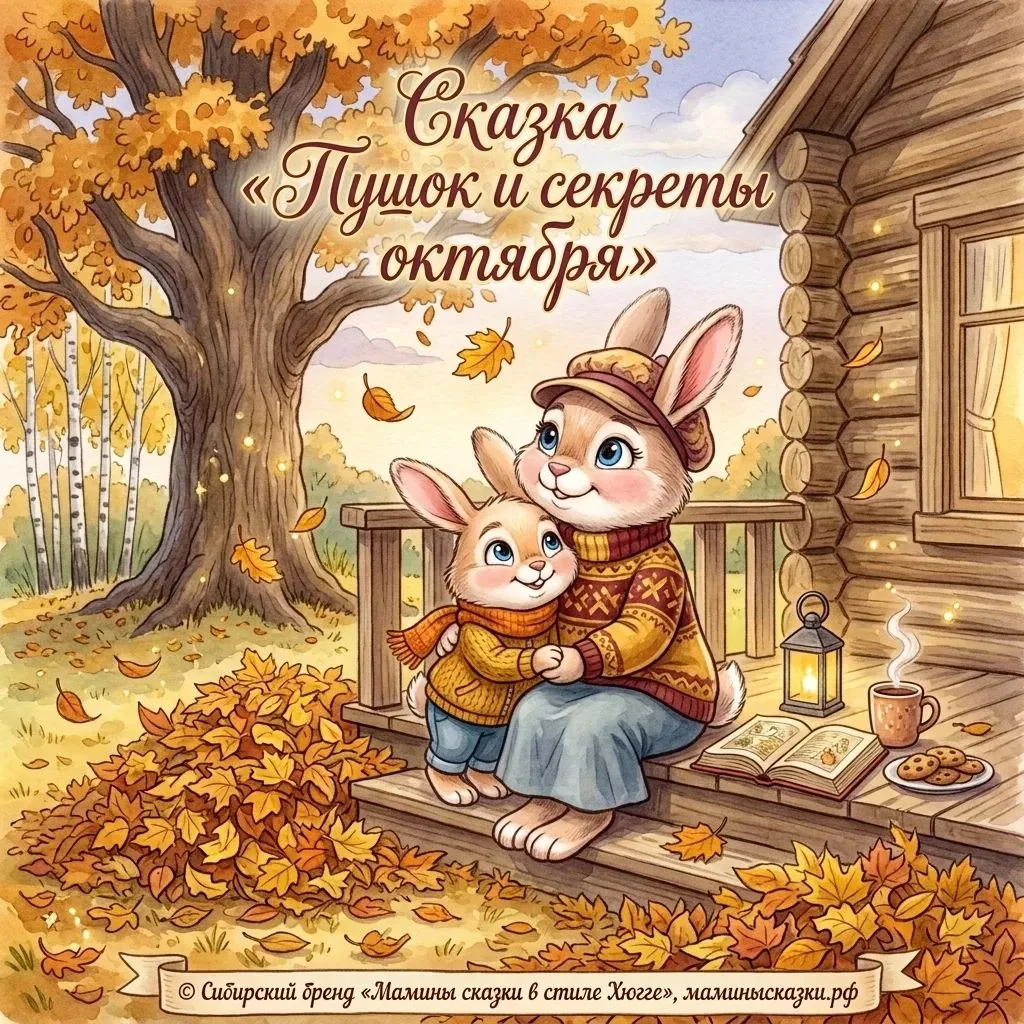 Сказка: «Пушок и секреты октября»