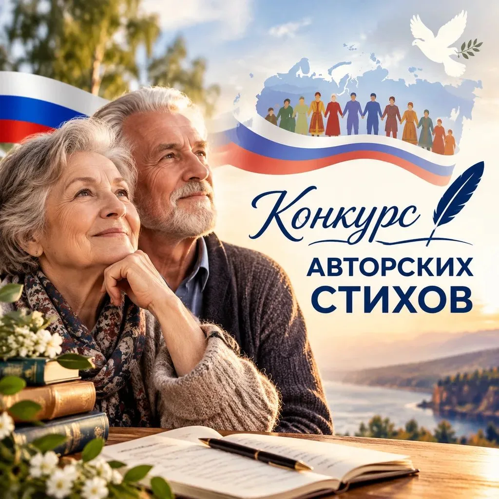 Конкурс авторских стихов для тех, чей возраст — это мудрость, а слово — это сила!