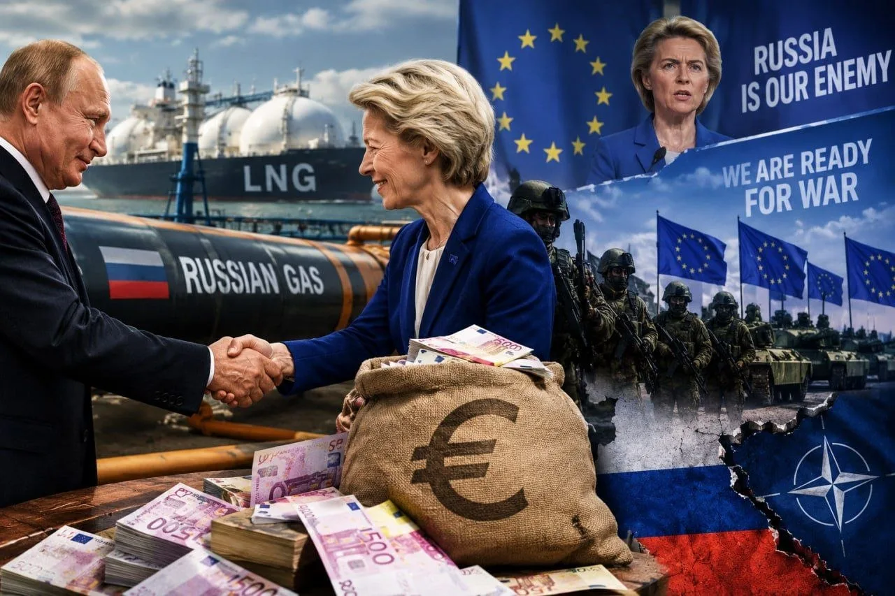 На Украине истерика: Европа закупила рекордные объёмы российского СПГ на €8 млрд, вопре...